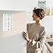Whaline 5 Pieces to Do List Checklist Board for Kids Portable Chore Chart Plastic Memo Board with 10pcs Detachable Colored Cardstock Paper for Home Office School Daily Routine Planning Supplies