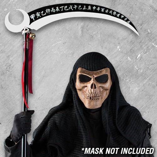 K Exclusive Tall Okami Kakushi Replica Anime Scythe | Massive Crescent Moon Shaped 25