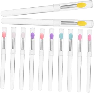 12 Pcs Silicone Lipstick Applicator Wands wit...