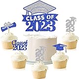 Graduation Cake Topper Congrats Grad Cupcake Toppers Kindergarten High School College University Gli