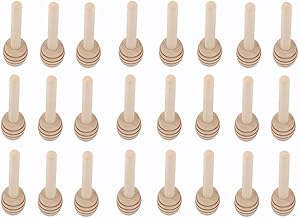 Omabeta Vara de mexer de mel, bastão de mexer de mel, cabo anti-gole de madeira para xarope de bordo para coletar e distribuir mel de pote para caramelo