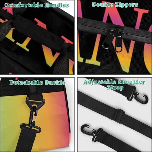 Orange Dance Bag for Girls 5-7 Customized Dance Duffel Bag for Girls Sports Bag for Kids Gym Bag Small Dance Tote As Gifts for Girls Gradient Orange Dance Bag4