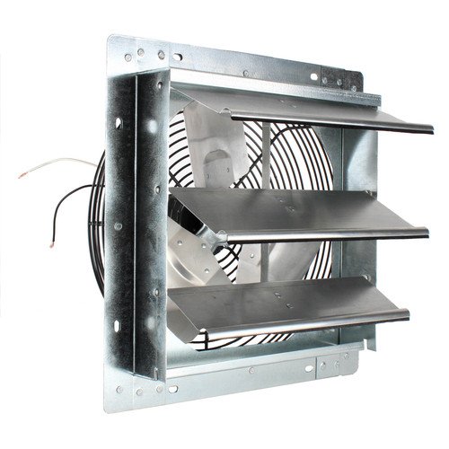 Fantech 2SHE0721 Axial Wall Shutter Fan, Direct Drive, 1/30