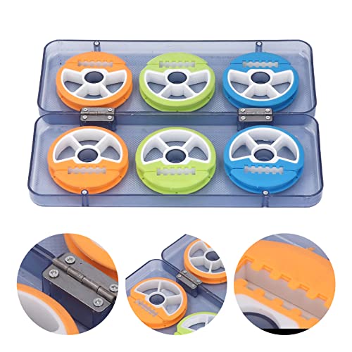 Topyond Fishing Line Storage Holders Organizer, Multifunctional Portable Fishing Line Spool Case, Fishing Accessories Storage Box, Fishing Line Case for Easy Organization of Fishing Lines