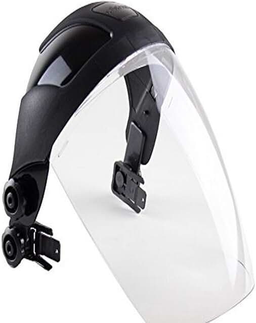 hard hat face shield attachment