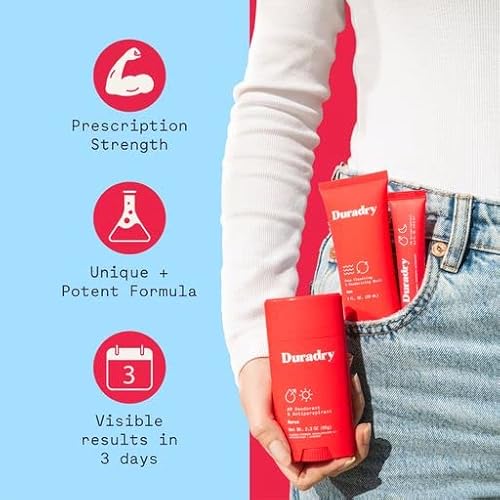 Duradry 3-Step Protection System - Am Deodorant, Pm Antiperspirant Gel, Deep Cleansing & Deodorizing Body Wash, Prescription Strength Antiperspirant Deodorants Specially Formulated For Excessive Sweating Or Hyperhidrosis, Block Sweat And Odor - Barca, (Pack Of 3) #TOP2
