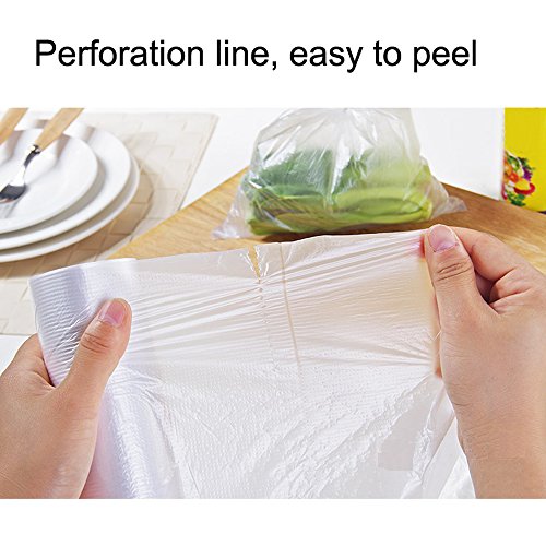 Paprma 12" X 20" Plastic Produce Bags, Food Storage Clear Bags For Kitchen, Office, Commercial, Home, 350 Bags Per Roll (1 Roll) #TOP5