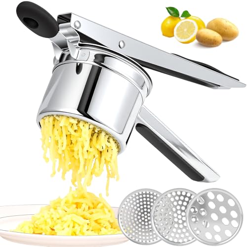 3-Disc Heavy Duty Stainless Steel Ricer