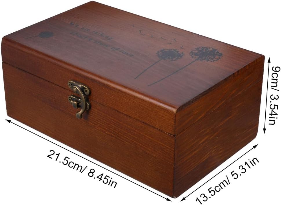 Generic 1 Set Sewing Kit with Wood Box 3 Compartments Home Sewing Repair Tool Beginner Universal Knitting Accessories for Women Men Adults Crochet