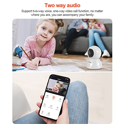 5G WIFI IK P Camera Night Vision 1080P Indoor Baby Monitor Video Surveillance Auto Tracking Home Security Camera sunyangde - Afbeelding 6