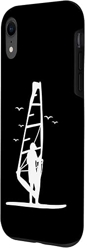 Vista 23 de Funda para iPhone 11 Pro Birds Waves Windsurf Tabla de surf Windsurf Wave Board Case