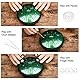 LEKATO Zungentrommel 6 Zoll, Tongue Drum mit 11 Tönen, D-Dur, Legierter Stahl, mit Stoffbeutel, Steel Pan Schlaginstrument für Anfänger, Handpan Drum für Klangheilung Meditation Yoga, Jadegrün
