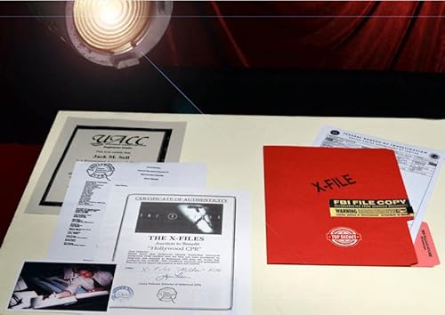X-Files David Duchovny "Agent Mulder" Rare Copy Prop Of His Fbi File, Great Read! #TOP20