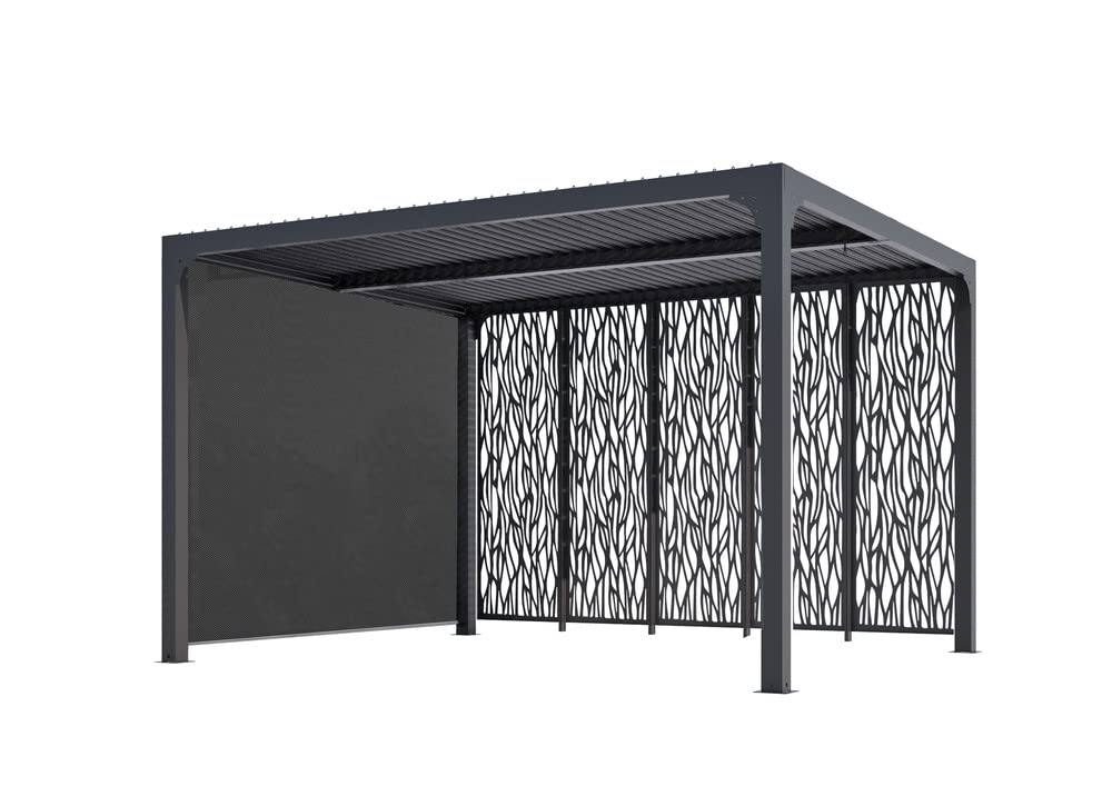 Pergola Bioclimatique 10.80m² Gris Anthracite - PER36M30RBI