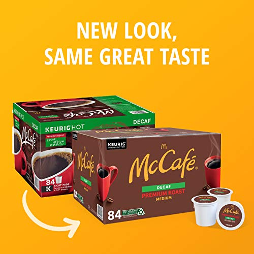 McCafe Decaf Premium Medium Roast K-Cup Coffee Pods 84 Count