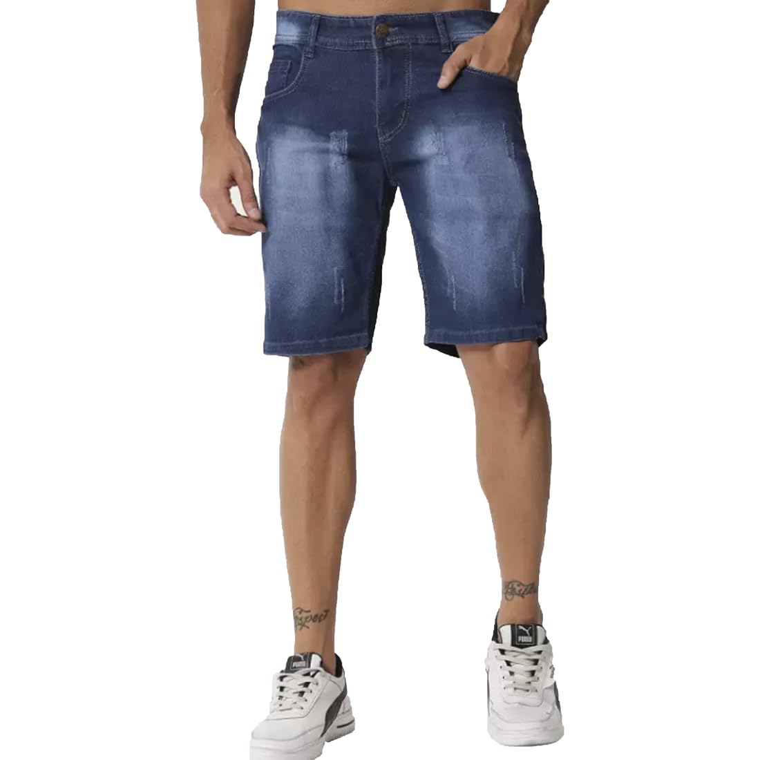 editlook Men Slim Fit Denim Shorts-picture-53