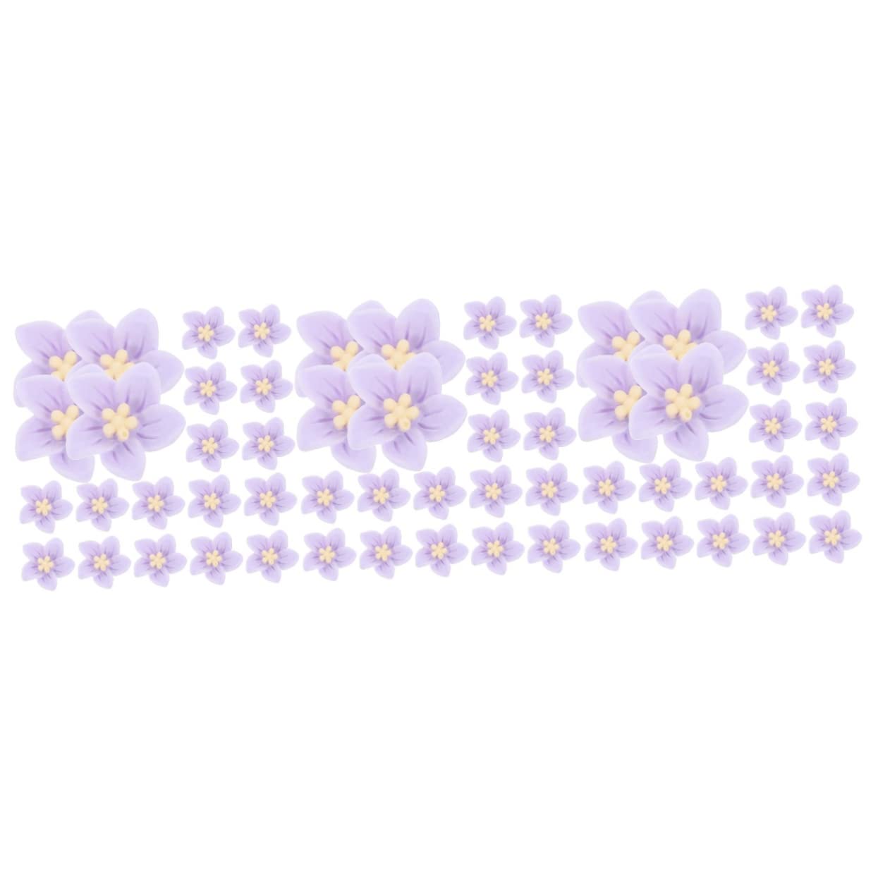 Flores de resina a granel Gadpiparty con reverso plano para decoración de fundas de móvil