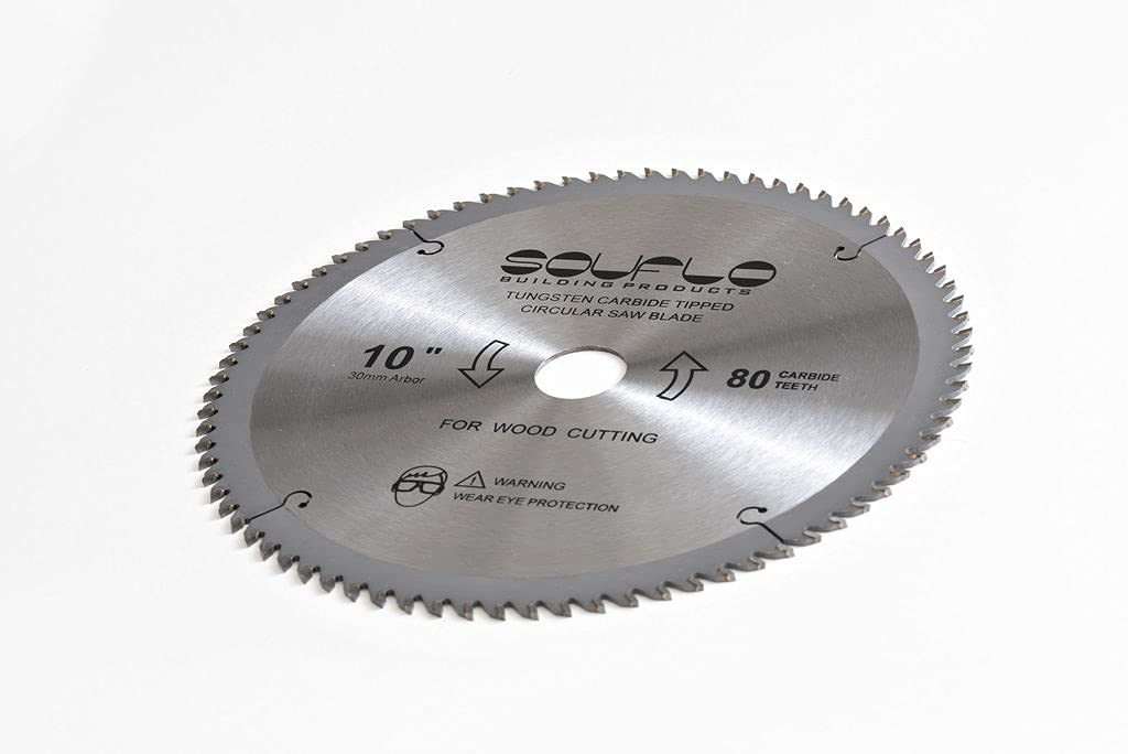 12 inch 80 Tooth ATB Circular Saw Blade for Wood with 30mm Arbor (12" 80T)