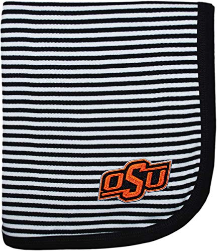 Image of Creative Knitwear Oklahoma State OSU Striped Baby and Toddler Blanket