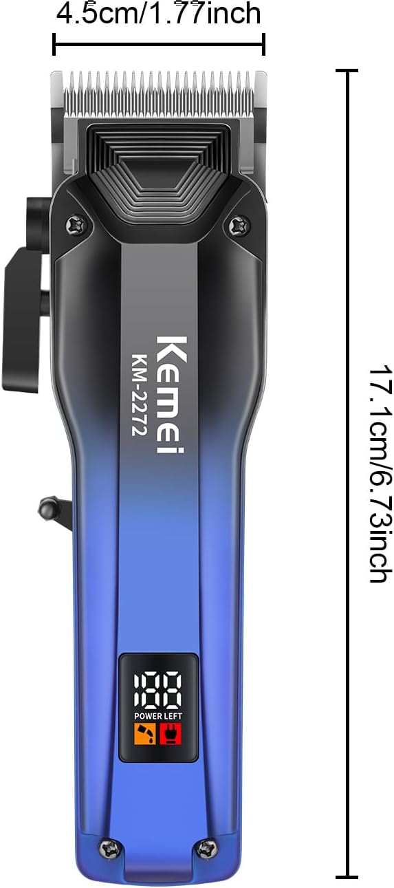 Dimensions of KEMEI KM-2272 Hair Clipper
