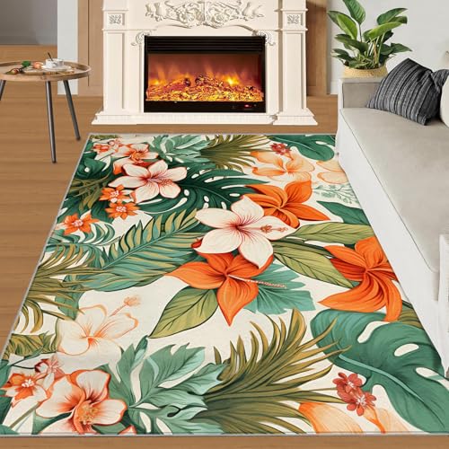Tapete Decorativo Tropical 91x183 cm Antideslizante Lavable miniatura 2