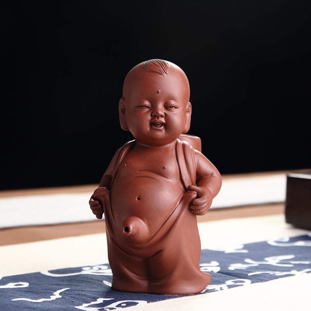 Amazon.co.jp: 宜興粘土人形面白いおしっこ紫茶ペットのzisha装飾