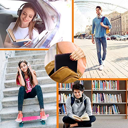 Portable CD Player with Headphones, Monodeal CW605 Compact Design CD Player with LCD Disply, Anti-Skip Personal CD Player for Car, Rechargeable CD Player for Music Audiobook Listening