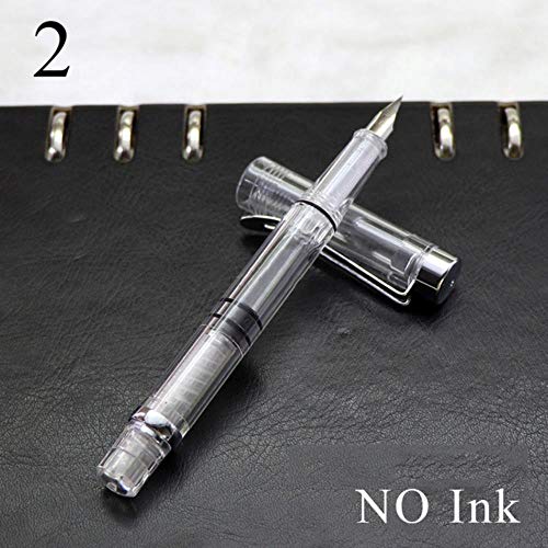 Pluma Estilográfica Transparente De Lujo De 1 Pieza   0.38/0.5Mm