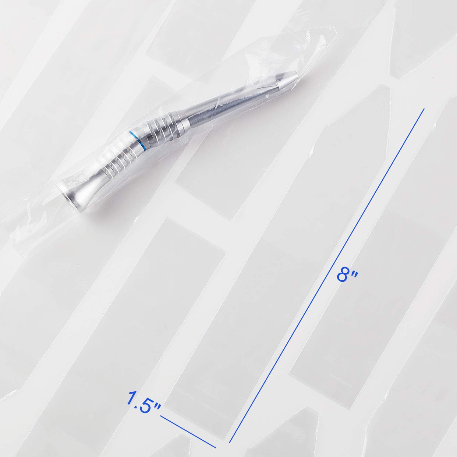 JMU 500 Pcs Sleeves for Dental Low Speed Handpiece, Disposable Dental Protective Barrier Handle Cover, 1.5" x 8", Clear