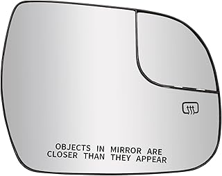 LOIYLLEN Passenger Side Mirror Replacement for Toyota Sienna 2014 2015 2016 2017 2018 2019 2020 Mirrors Glass - Convex Mirror Glass, Right Side Rear View Mirror with Power Heated