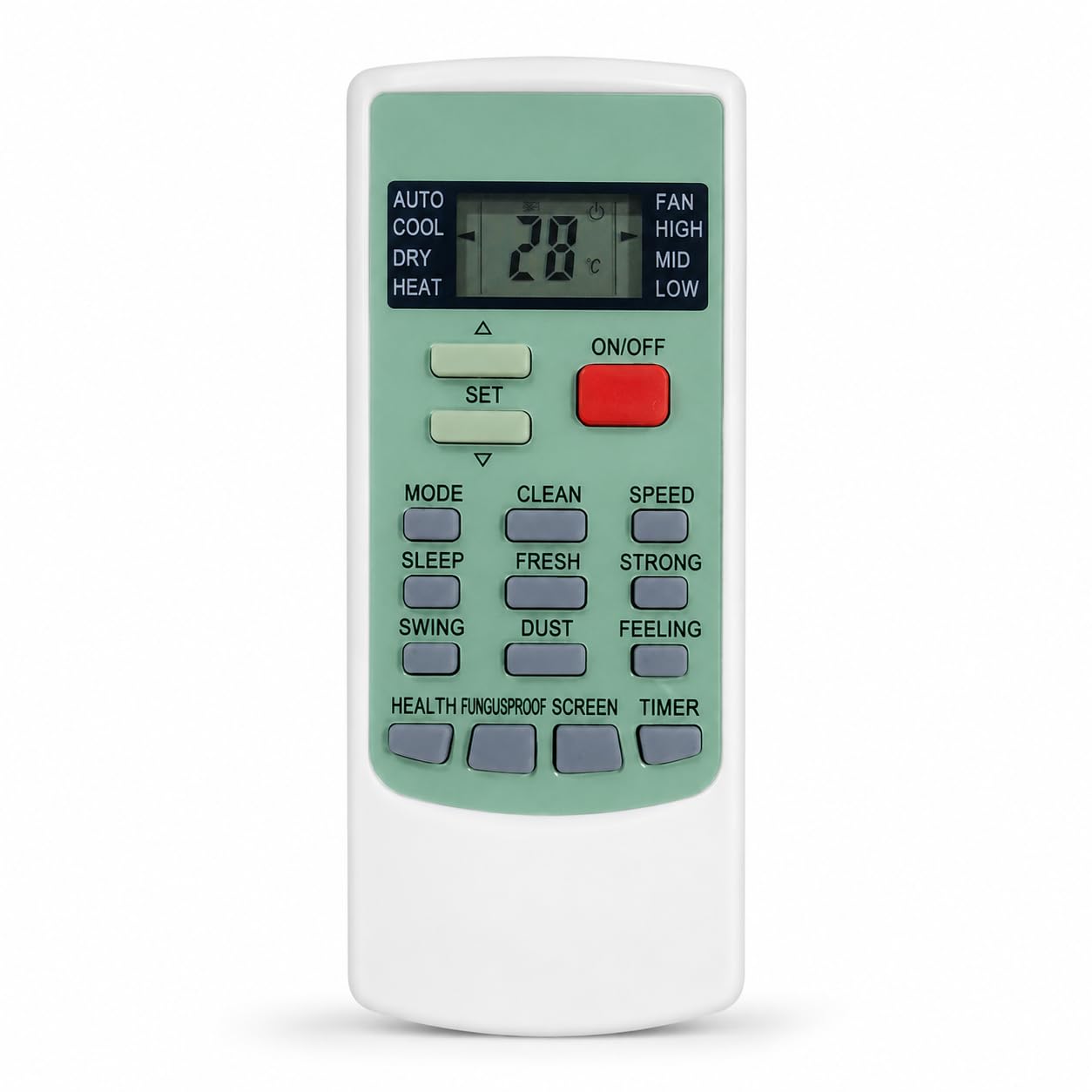 Compatible with Voltas AC Remote Original YKR-H/002E Model Suitable for 1 | 1.5 | 2 ton Split or Window Air Conditioner 45 Model - Match Exactly to Replicate Genuine Remote Function-image-6