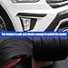QODOLSI 2 PCS Car Bumper Anti-Scratch and Anti-Collision Protection Strips, 15.75 Inch Universal Body Anti-Wear Stickers (Black)