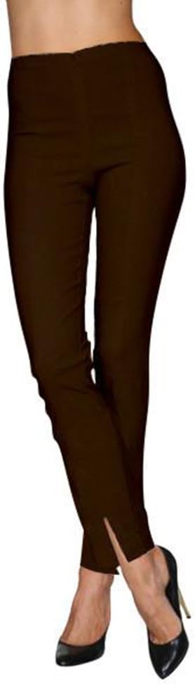 Mesmerize Pants with Front Ankle Slits and Front Zipper