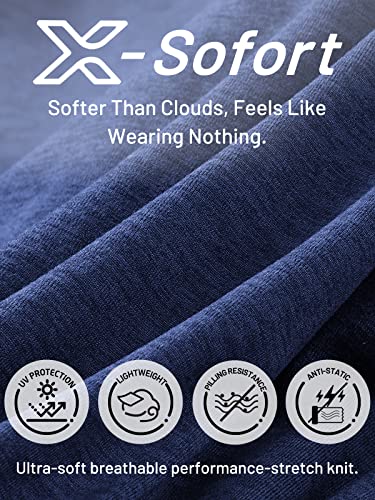 MIER X-Sofort Men's Long Sleeve T-Shirts Lightweight Super Soft Athletic Crew Neck Tees for Running Lounging Casual Workout3