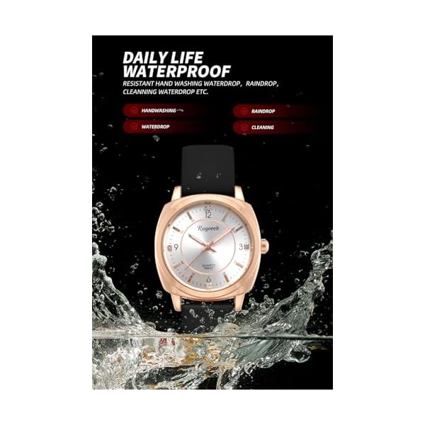Women's Quartz Wrist Watch,Casual Stylish Business Sport, Silicone Band, Analog Display,Waterproof Nurse Lady Watches - Image 5