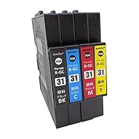 Amazon.co.jp: RICOH リコー GC31 (BK/C/M/Y) Mサイズ GXカートリッジ