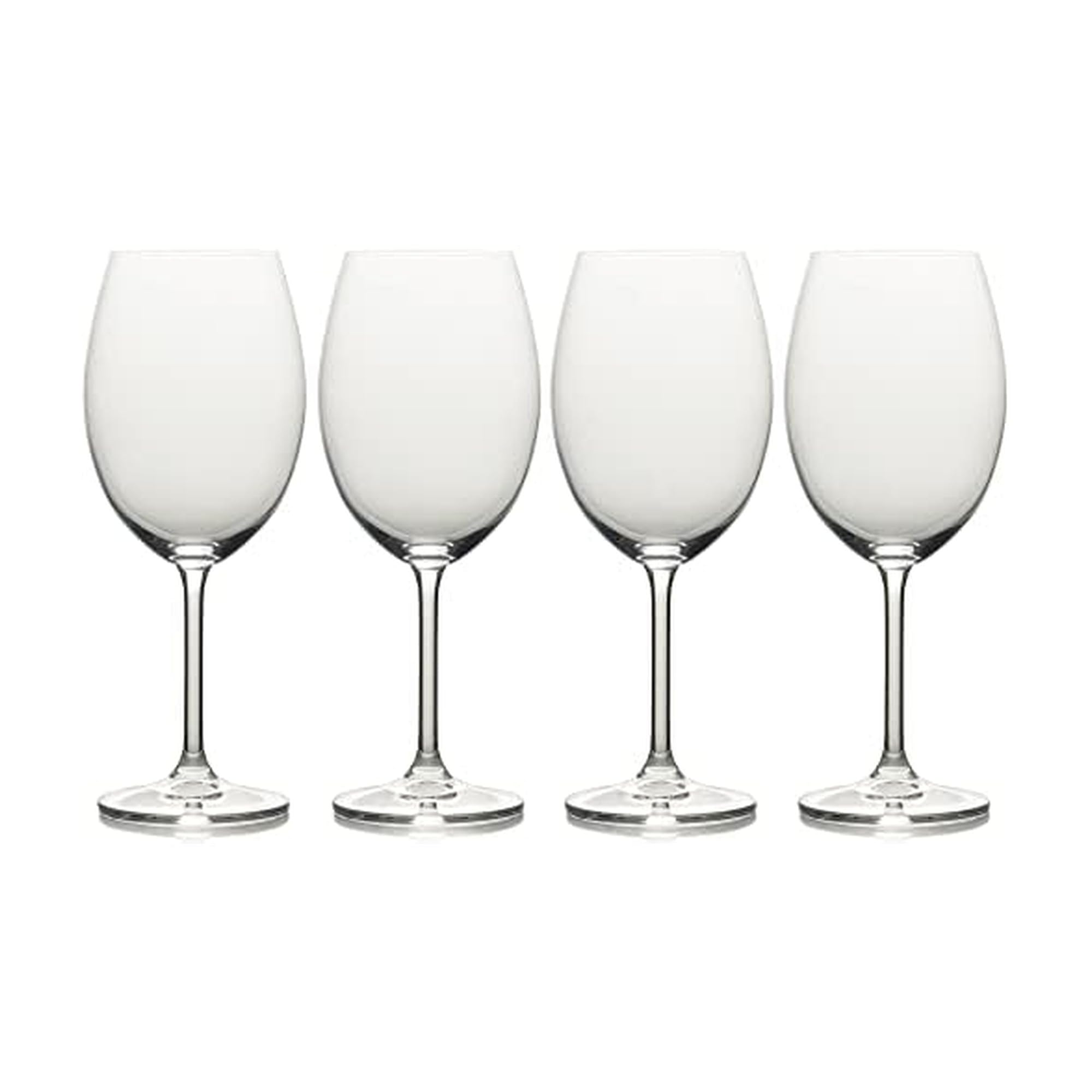 MIKASA Julie Luxury Lead-Free Crystal Bordeaux Wine Glasses/Gin Goblets, 610 ml, Clear, Set of 4