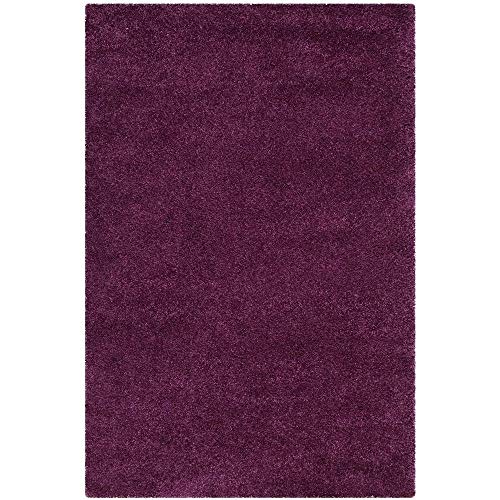 Image of Shaggy Super Soft Carpet for Home & Living Room Size - 8 X 11 Ft (Purple)