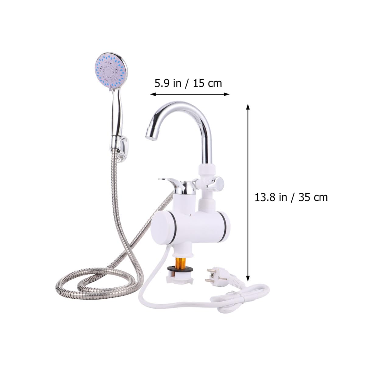 Grifo de Agua Caliente Instantáneo con Pantalla Digital 3000w 220v