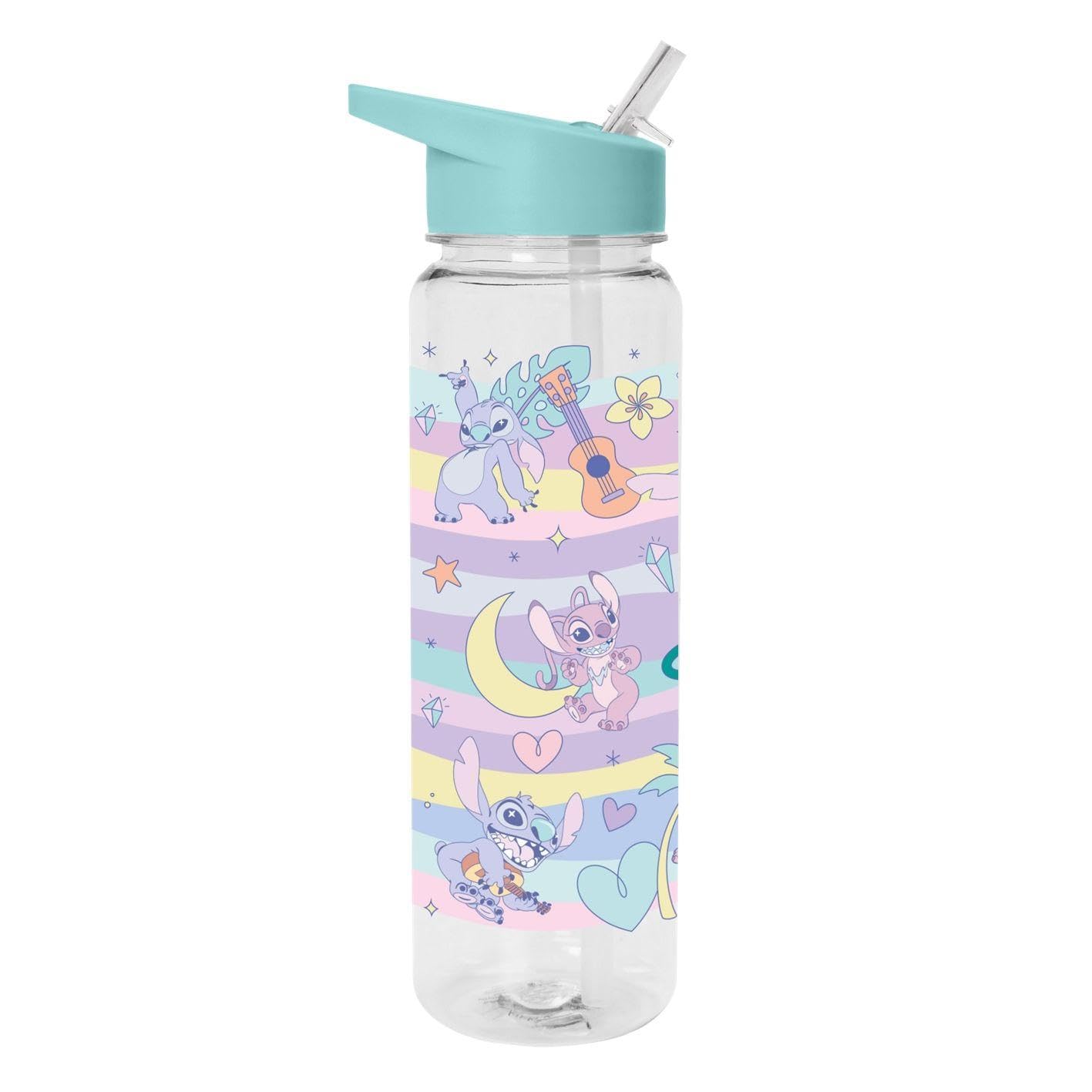 Pyramid International Multicolor Lilo & Stitch (Planetary) 700Ml Plastic Drinks Bottle – Durable Reusable Water Bottle With Secure Lid