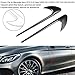 Car Side Fender Trim, 2Pcs Car Fender Stickers Decoration ABS Carbon Fiber Style Fit for Mercedes Benz CES CLS Class W205 W21