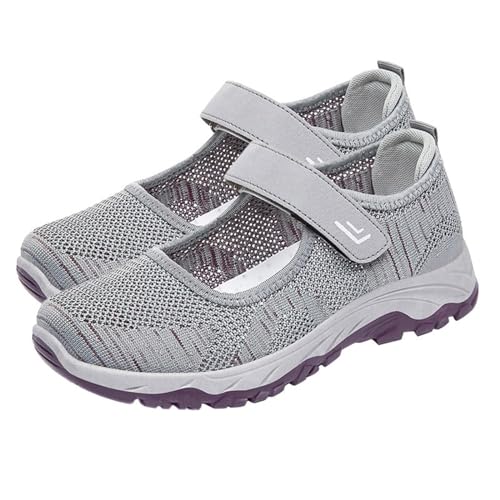 Zapatos ortopédicos de moda para mujer, con cojín de aire, zapatos para correr, para actividades al aire libre, fitness, correr, zapatos deportivos, malla transpirable, suave y cómoda, zapatos de