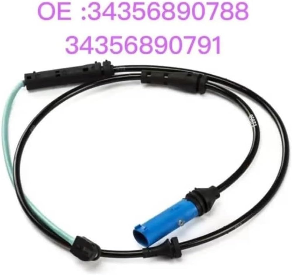 DorkTees Brake Pad Wear Sensor 10pc Front + Rear 34356890788.34356890791 for 5 G30 F90 7 G11 G12 Car Brake Induction Line