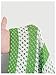 Verdusa Men's Striped Hollow Out Button Up Short Sleeve Sweater Casual Knitted Top Green Medium