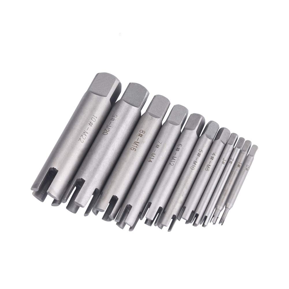HSS Broken Tap Extractor Removal Tool Set M4 M5 M6 M8 M10 M12 M14 M16