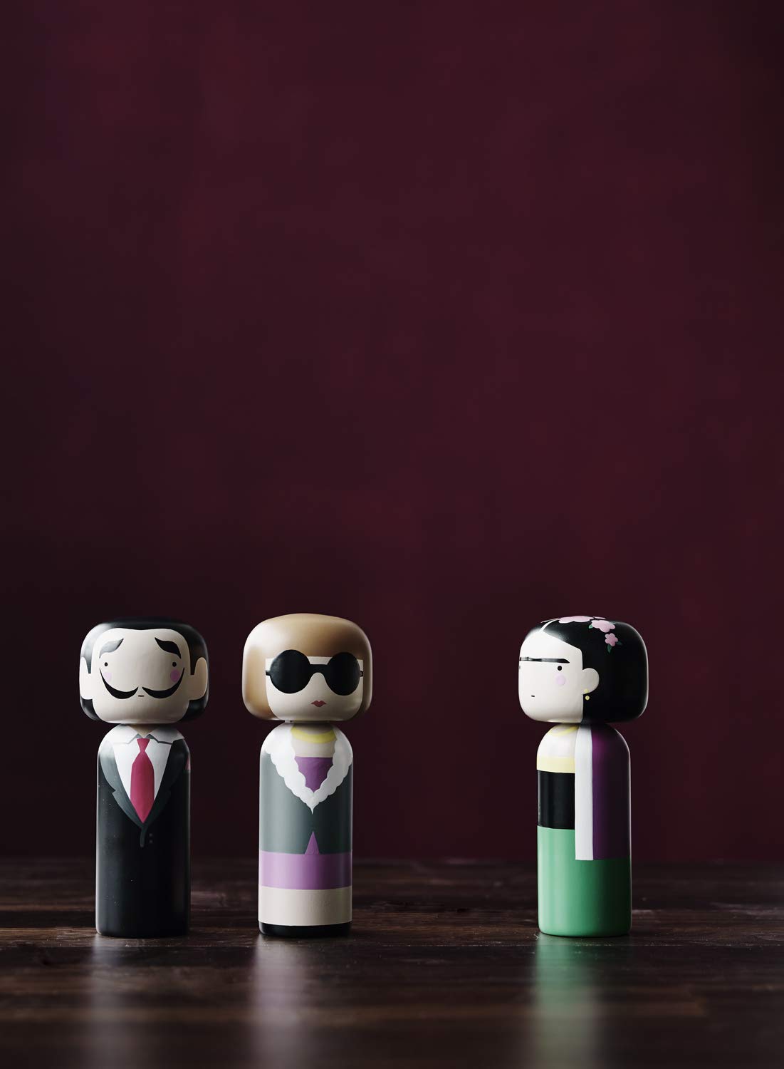 Lucie Kaas – Sketch inc. Audrey – träfigur – svart – trä – H: 14,5