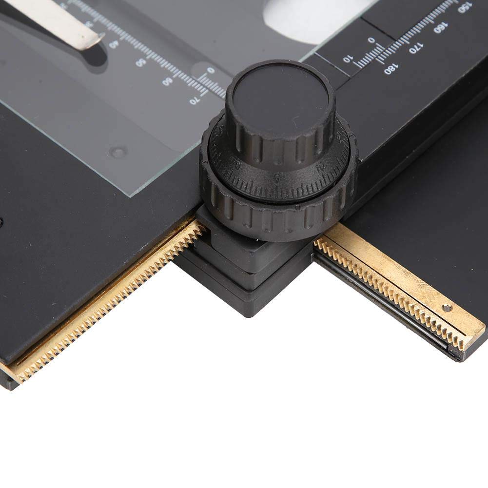 Aleación de aluminio Precisión manual Microscopio XY Etapa móvil Mesa de deslizamiento extraíble X-Y