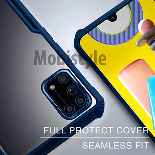 Image of mobistyle PC+TPU Samsung M31S Back Cover Shockproof Bumper Transparent All Side Protection Cover Case For Samsung M31S