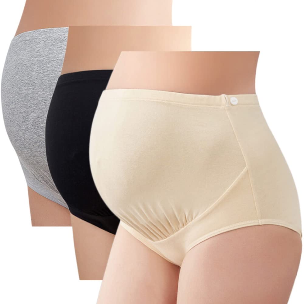 Cotton Maternity Panties Postpartum Underwear Maternity Underwear (3 Pack)