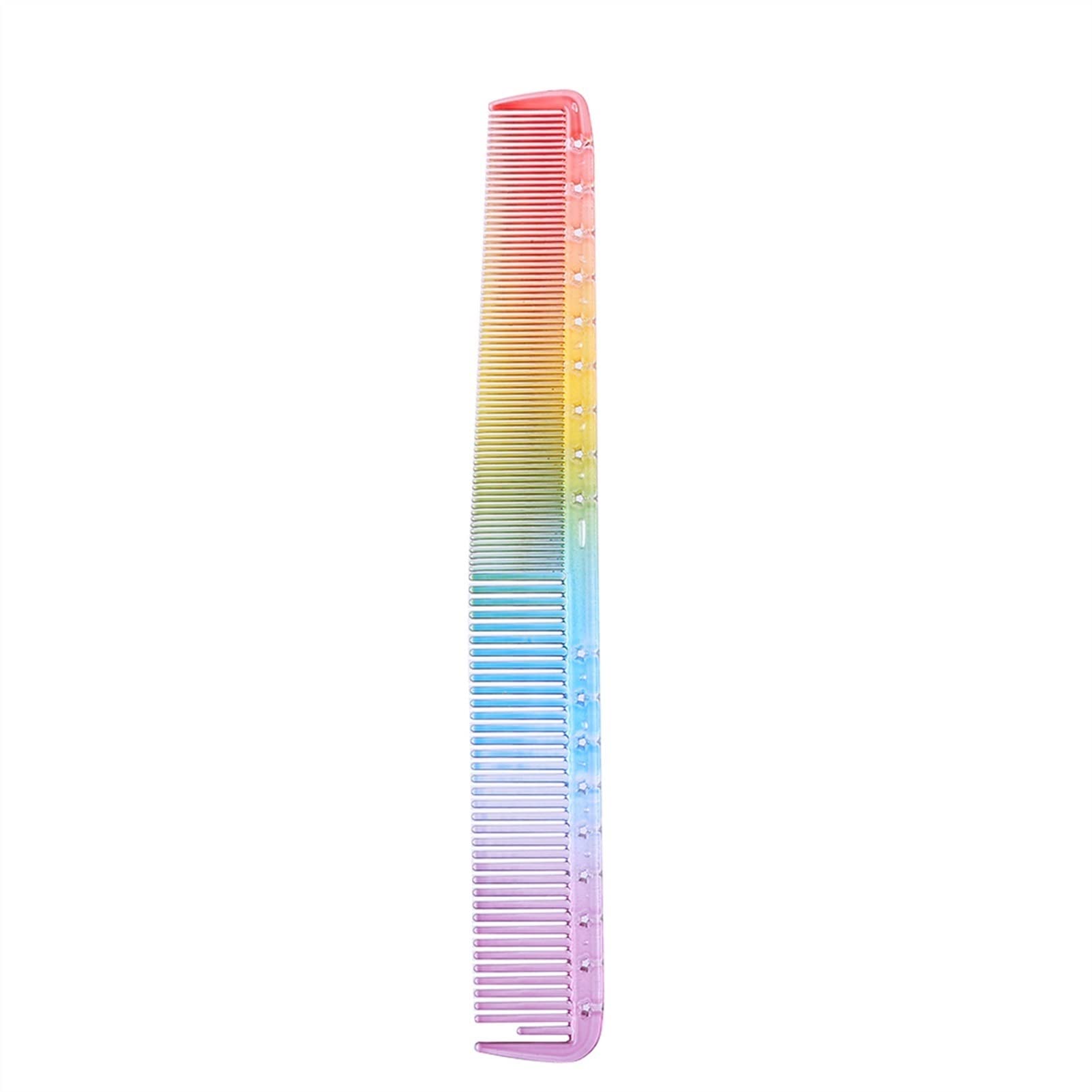 ADERFETBI Hair Comb Portable Personal Beauty Care Products Hairdresser Comb Colorful Combing Hair Salon Men's and Women's Care(A)